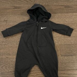 Nike Black Hooded Baby Footie
